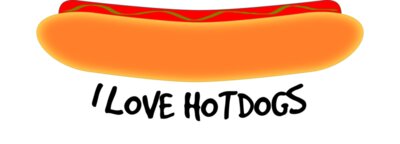 I Love Hotdogs Novelty T Shirt