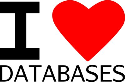 I Love Databases Novelty T Shirt