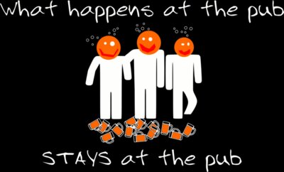 What Happens At The Pub Novelty T Shirt