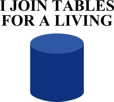 SQL I Join Tables Novelty T Shirt II