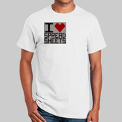 I Love Spreadsheets Novelty Shirt
