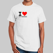I Love Databases Novelty Shirt