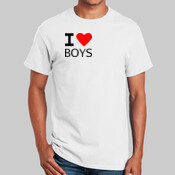 I Love Boys Novelty Shirt