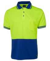 JB's Hi Vis S/S Cotton Back Polo