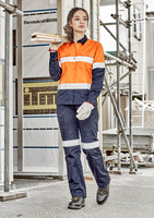 Syzmik Womens Hi Vis Spliced Industrial Shirt - Hoop Taped